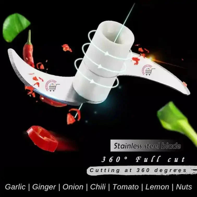 Mini Manual Pull Chopper for Garlic, Vegetables & Meat 𝕂itchen𝓑link