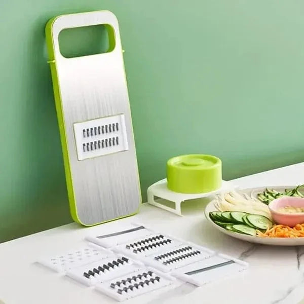 5-in-1 Stainless Steel Vegetable Cutter & Slicer