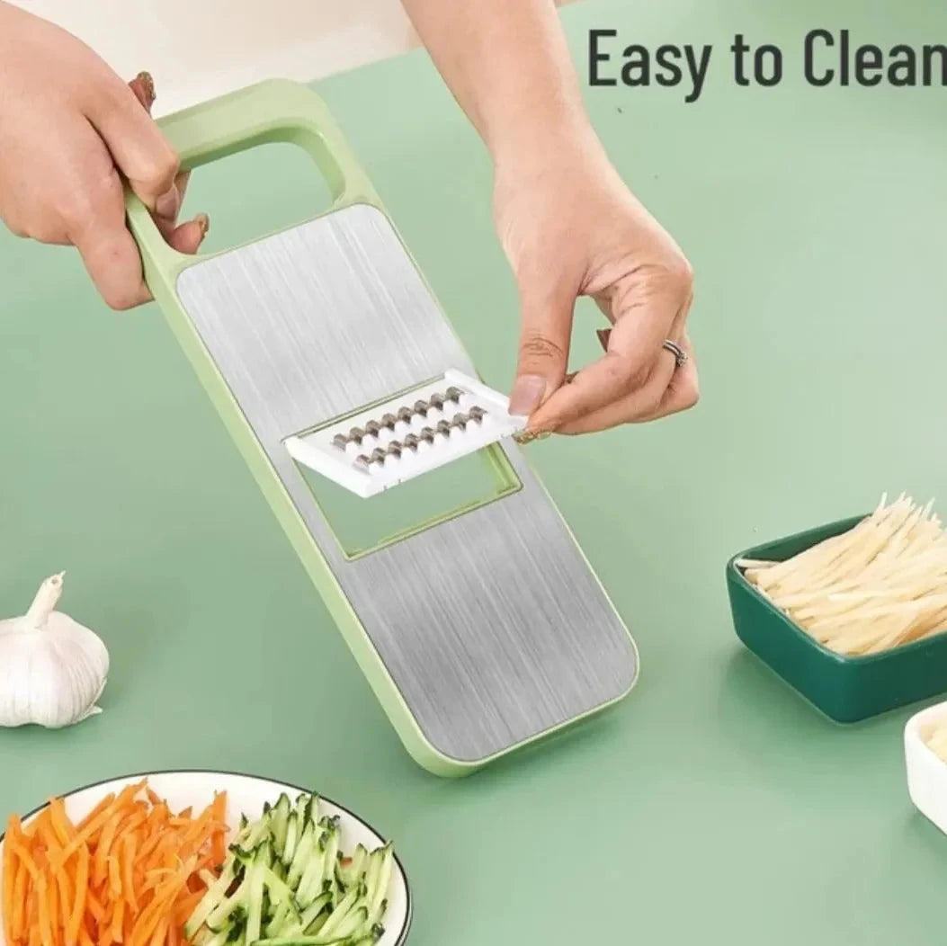 5-in-1 Stainless Steel Vegetable Cutter & Slicer