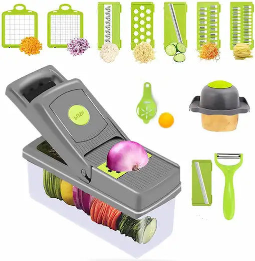 16-in-1 Vegetable Cutter , Slicer & Dicer