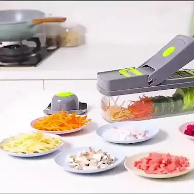 16-in-1 Vegetable Cutter , Slicer & Dicer
